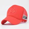 Cap Threedimensional Baseball Embossed Mesh Cap Sun Shield Duck Tongue Cap