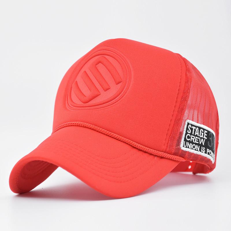 Cap Threedimensional Baseball Embossed Mesh Cap Sun Shield Duck Tongue Cap