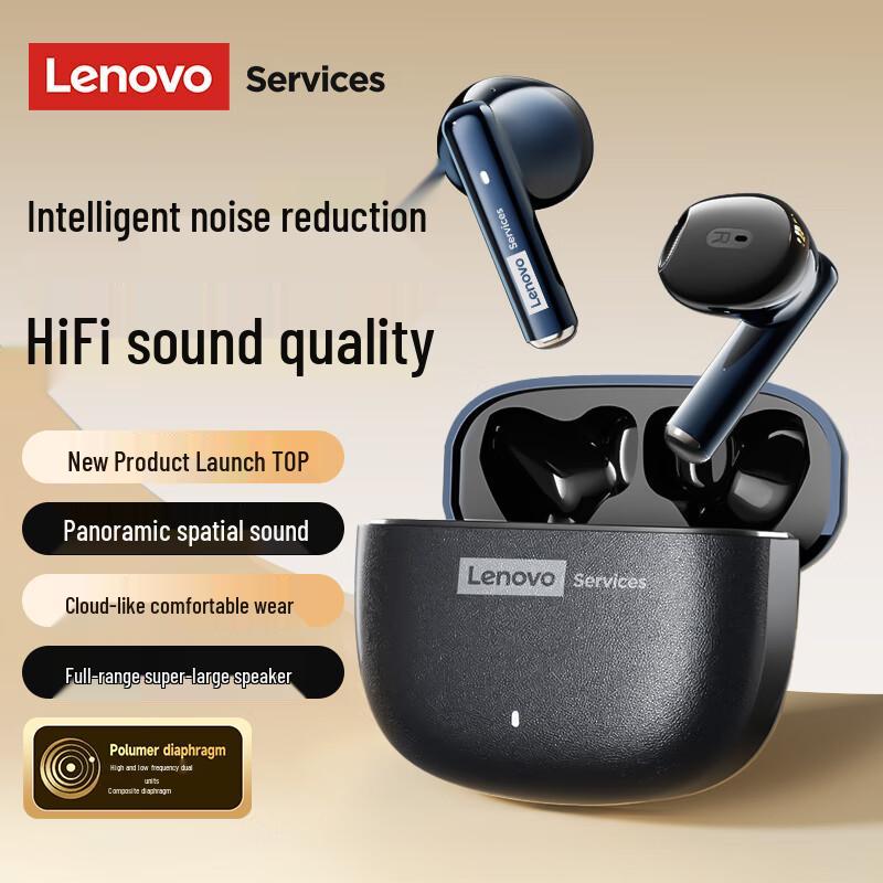 

Lenovo 2025 Wireless Semi-In-Ear Bluetooth Earbuds