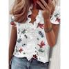 Long-Sleeved Ruffled Shirt for Women Long Sleeves Ruffles V-neck Shirt Shirt