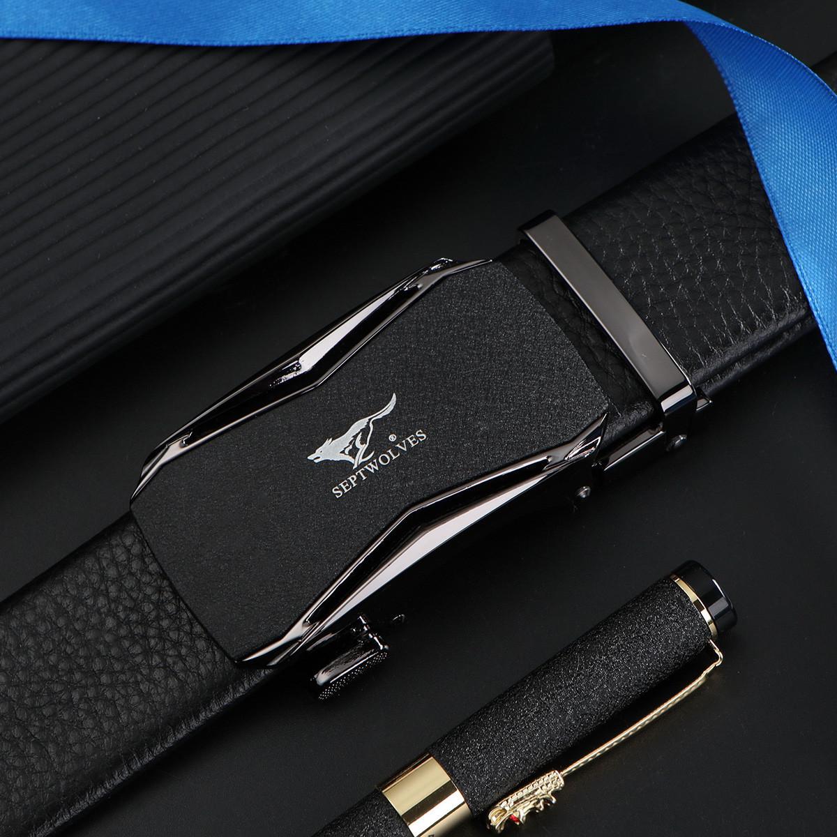 

Мужской ремень с автоматической пряжкой, деловой универсальный ремень, высококачественный ремень для брюк, модные новые продукты, удобные новые модели 130cm