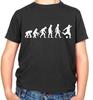 Evolution des Menschen Fußball - Kinder T-Shirt - Kicker Team Fußballspieler Premiership
