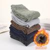 Winter Warm Wool Socks Winter Medium Tube Terry Socks Thickened Fleece Socks Men's Medium Tube Socks Deodorant Cotton Socks