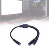 DC5521 Y Splitter Power Cable 5.5mmx2.1mm 1 Female to 2 Male  for LED Lights Power Extension Cable 30cm/11.81in