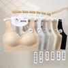 Light and breathable, sexy cross-back bra, fixed cup, small breasts gathered, sub-breasts lifted