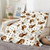 Cute Dachshund Throw Lightweight 240G Flannel Blanket Soft Skin-Friendly For Summer Cooling