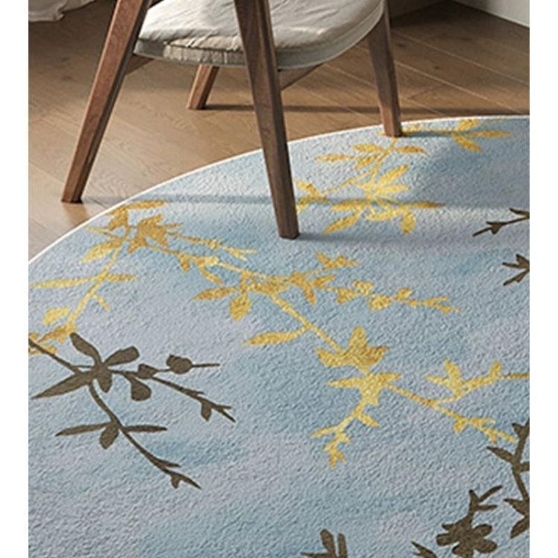 New Chinese Style Living Room Circular Carpet Home Bedroom Sofa Coffee Table Carpet Bedroom Floor Mat