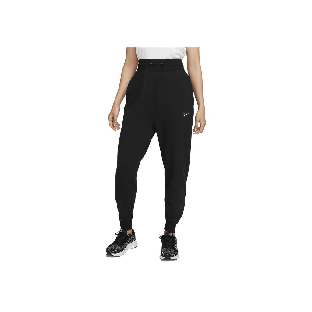 Nike Mid-Rise Lace-Up Tapered Fit Casual Pants Women Bottoms Black FB5435-010