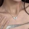 New Creativity Angel Wings Unique Design Pendant Necklace Classic Accessories All-Match Personality Clavicle Chain Charm Jewerly