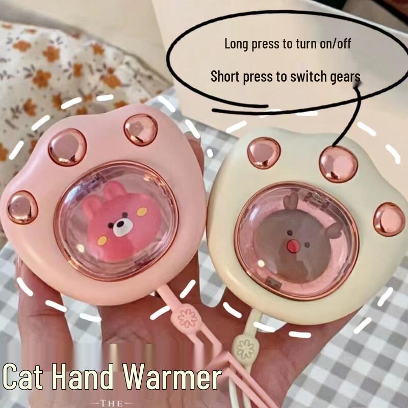 Pabei USB Rechargeable Cat Paw Hand Warmer