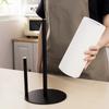 Paper Towel Holder, Black Perforation-Free Paper Towel Holder For Kitchen Bathroom, Paper Roll Holder