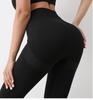 Pantaloni da yoga ad asciugatura rapida con motivo Smiley Face Peach Hip da donna - Pantaloni fitness traspiranti ed elastici a vita alta