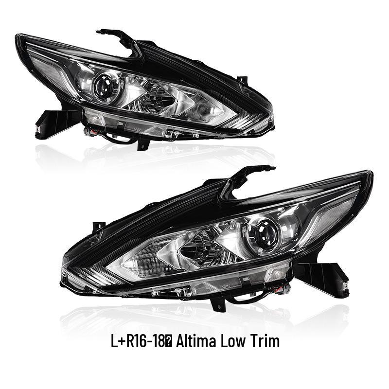 Compatible Headlight Assembly for 2016-2018 Nissan Altima/Teana - Low & High Trim Front Replacement