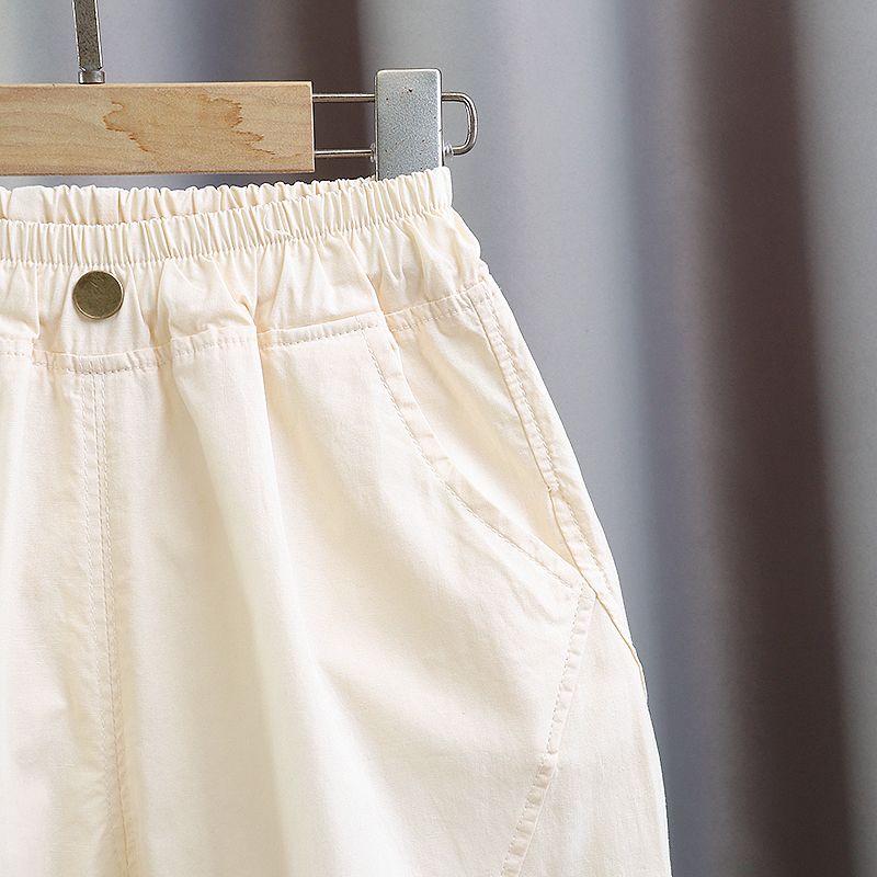 Girls' Pants Summer Thin Cotton Sports Pants Girls' Pants Baby Mosquito Proof Pants Summer Lantern Pants