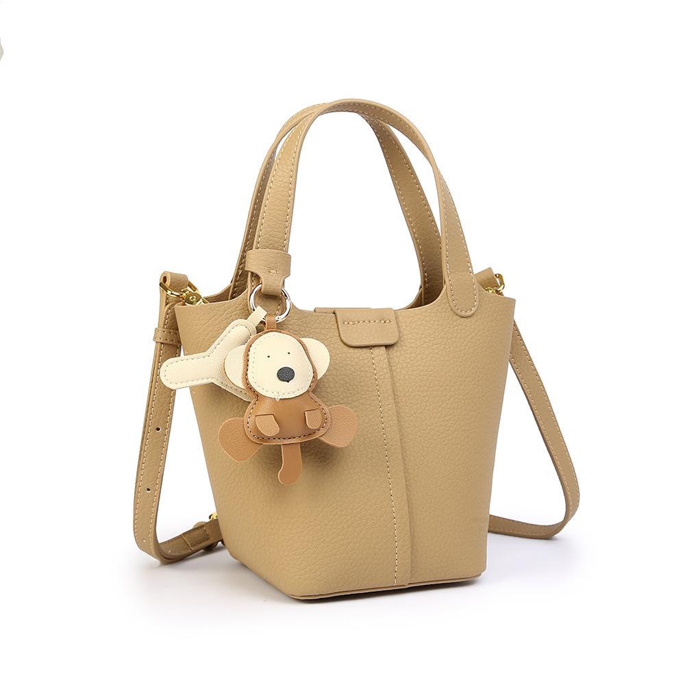 Handbag, Commuter Basket Bag, Versatile Casual Shoulder Sling Bag, Bucket Bag