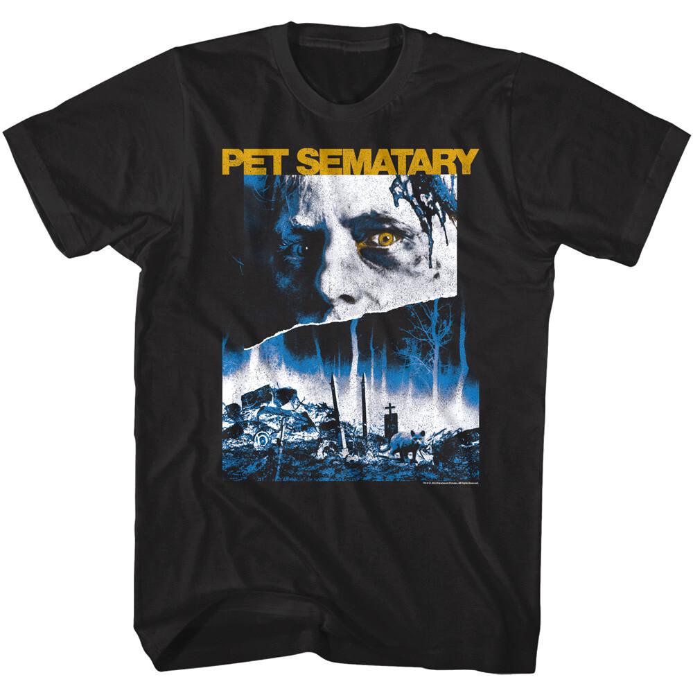 Pet Sematary Night at the Cemetary Men T Shirt Horror Movie Haunted Fox XXXL