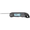 Klappbares Alarmthermometer Elektronisches Grillthermometer Lebensmitteltemperatur-MessgerätSchwarz