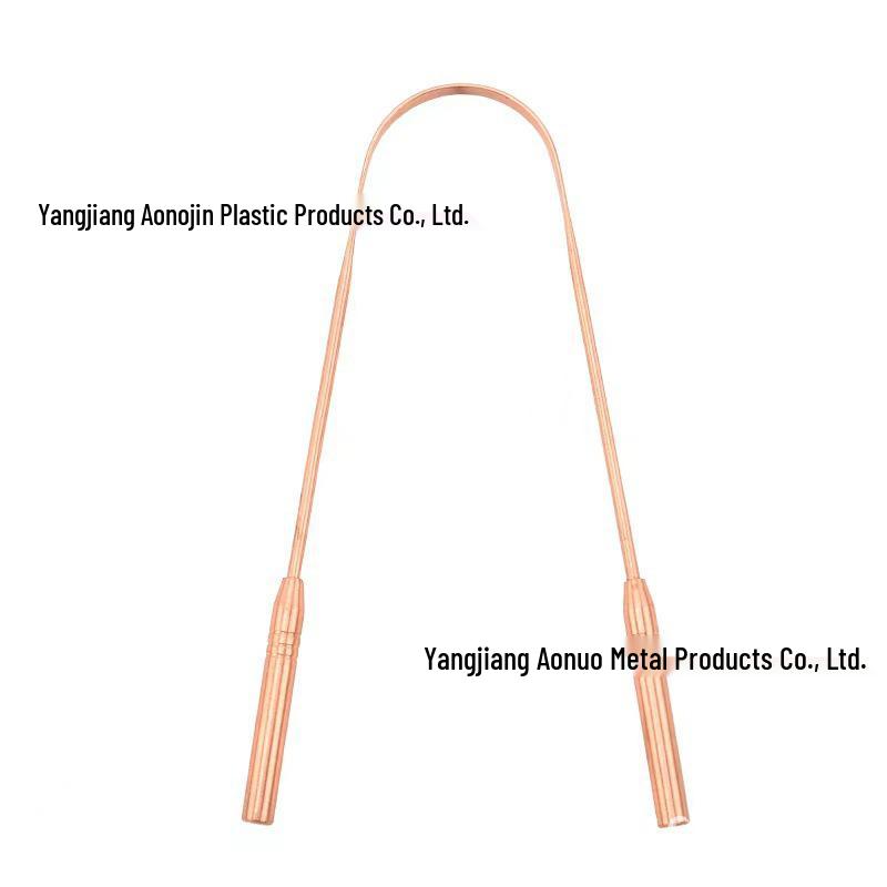 Pure Copper Tongue Cleaner and Scraper Set