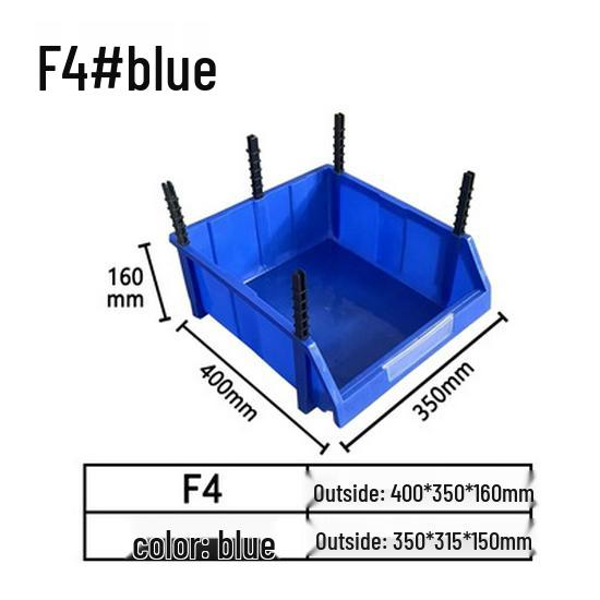 Modulare Kunststoffteile- und Werkzeugaufbewahrungsbox mit schräger Öffnung