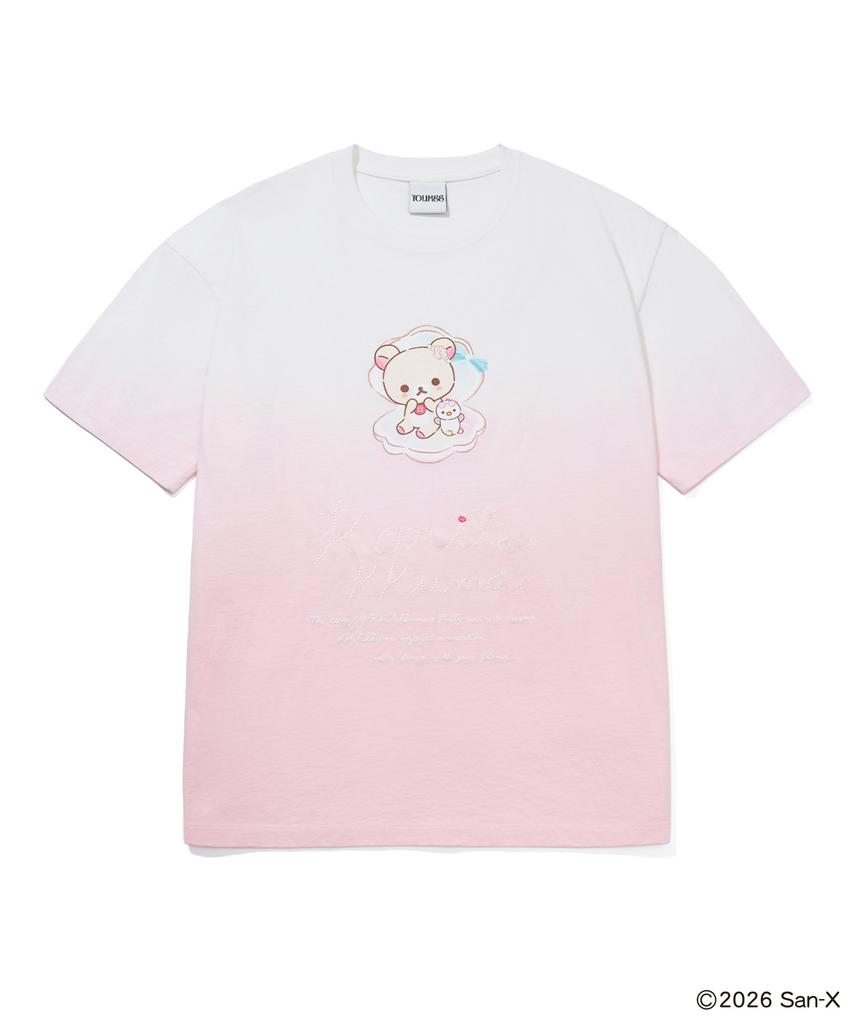 YOUHEE [Korilakkuma] Dyeing T-Shirts Pink