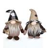New Year Gnome Ornament: Faceless Doll Holding Coffee Beans with Rudolph Design