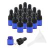 Empty Liquid Bottle With Glass Pipettes Reusable 1-2ml Travel Dispenser Vacation Cosmetic Container Bath Gel Lotion Aromatherapy