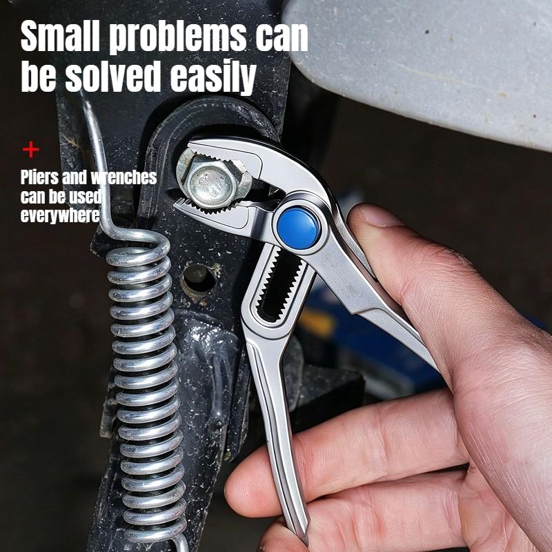 2026 New Mini Groove Joint Pliers Push Lock V Jaw Adjustable Multi Grip Hand Tool for Car Auto Repair Mechanic Workshop