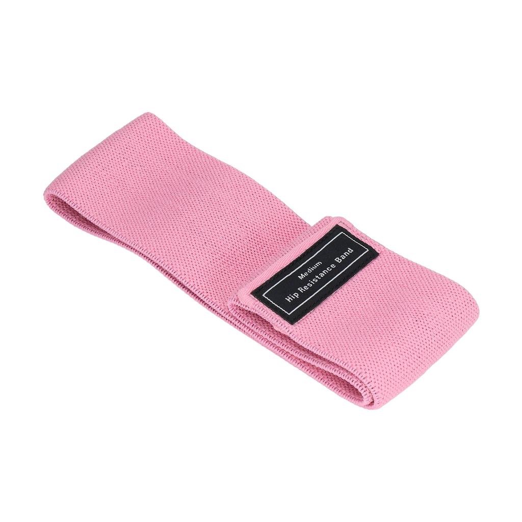 Pink Hip Resistance Bands Nonslip Inner Abrasion Resistance Lightweight Unisex Resistance Bands for