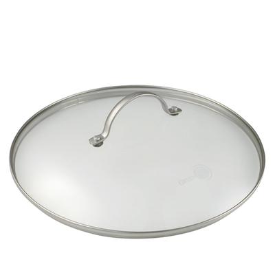 Tampa de Vidro GreenPan 28cm Cabo de Aço Inoxidável Recipiente Totalmente Reforçado Lavável na Máquina de Lavar Louça CC001078-001