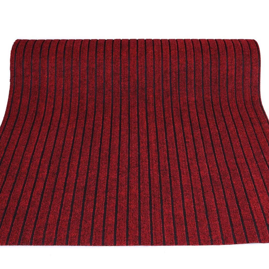 Non-Slip Stain-Resistant Striped Carpet for Conference Rooms and Hallways