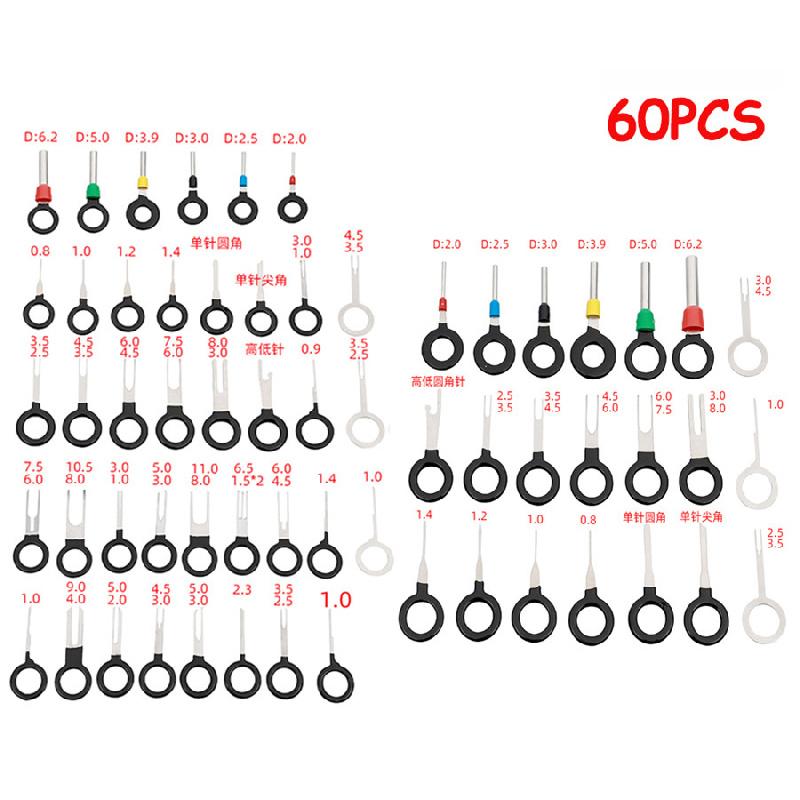 60X Car Circuit Board Wire Harness Terminal Extraction Crimp Needle Remove Tool