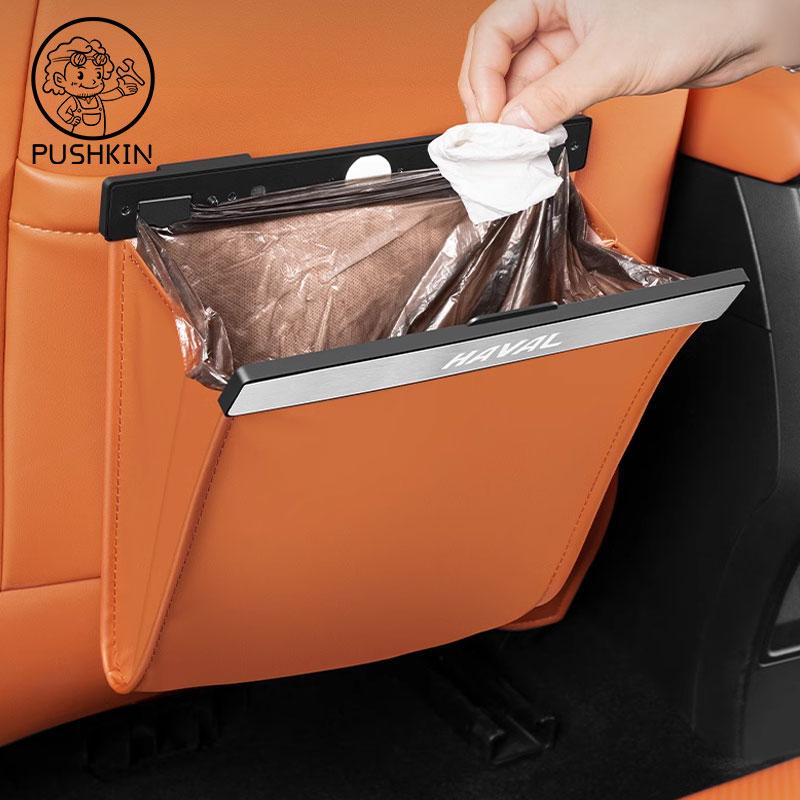 For HAVAL H9 2024 2025 2026 Car Rear Garbage Bag Interior Car Seat Back Hanging Chair Back Storage Bag Accessories