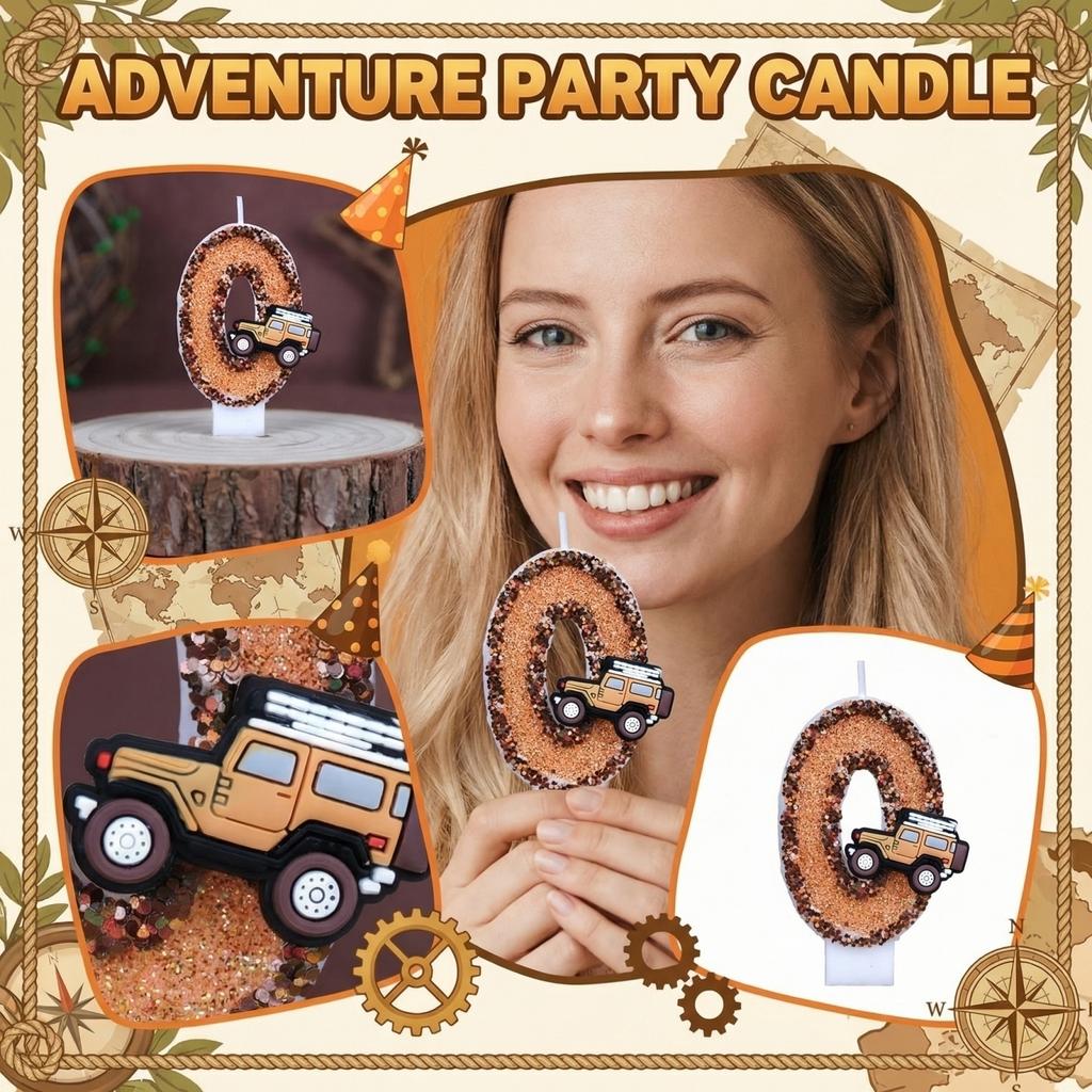 Fashion Cartoon Creative Birthday Candles Party Digital Candles