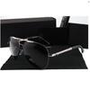Men's Polarized Sunglasses: European & American Fashion, Large Frame, UV Protection, Ideal for Driving & Fishing.