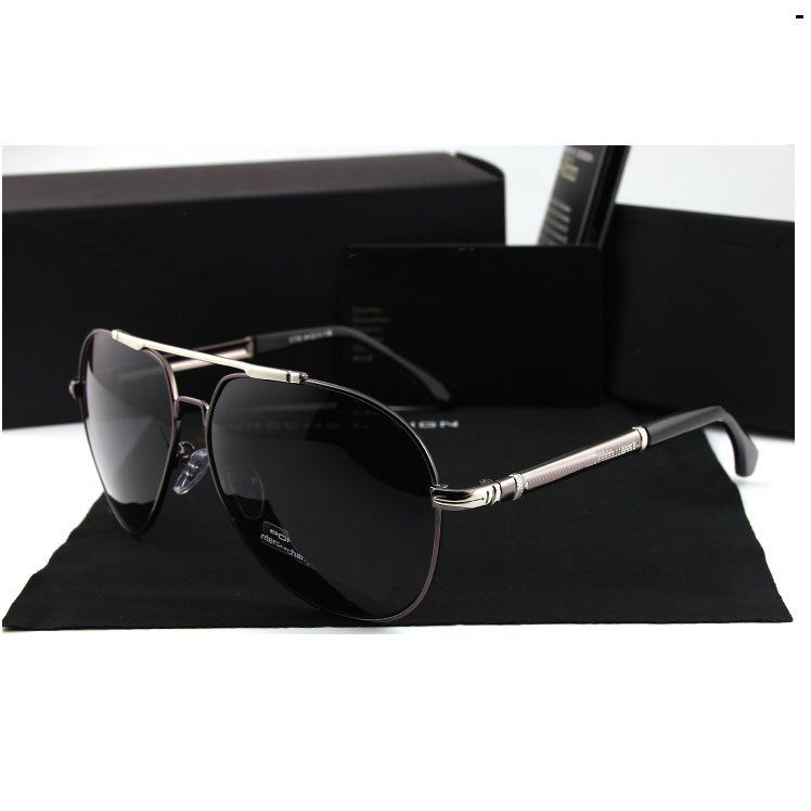 Men's Polarized Sunglasses: European & American Fashion, Large Frame, UV Protection, Ideal for Driving & Fishing.