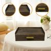 Box, Sugar Packet Holder, Station with Compartments, Tea Stand for Kitchen, Home, Desk