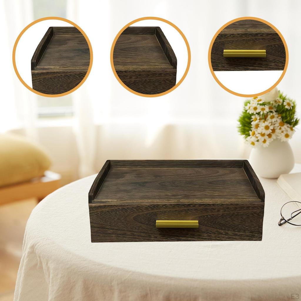 Box, Sugar Packet Holder, Station with Compartments, Tea Stand for Kitchen, Home, Desk