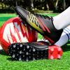 Men's Large-scale Football Shoes Long Nail Anti-slip and Wear-resistant TPR Artificial Corthop Outdoor Children's Football Shoes