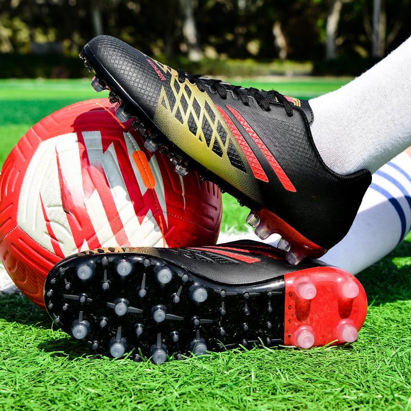 Men's Large-scale Football Shoes Long Nail Anti-slip and Wear-resistant TPR Artificial Corthop Outdoor Children's Football Shoes