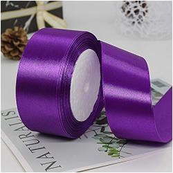 100% Polyester Single Face Satin Ribbon Roll 38 mm 1.5 Inch Custom Printed for Decoration and Wrapping