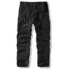 Men's multi-colored large-size long pants with multiple pockets, casual work pants