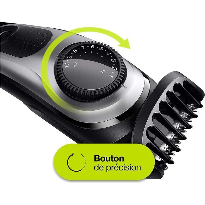 Tondeuse Électrique - BRAUN - BT5265 - 39 Réglages De Longueur - Fonctionnement Sans Fil - Pour Homme