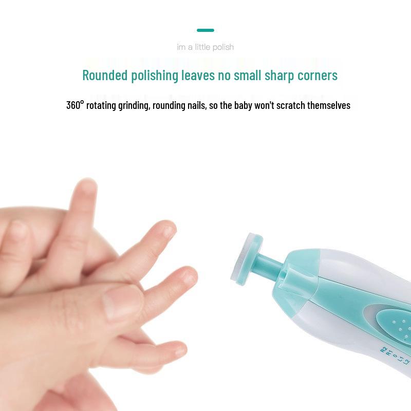 Electric Nail Grinder for Infants and Toddlers - Safe Baby Nail Trimming Tool