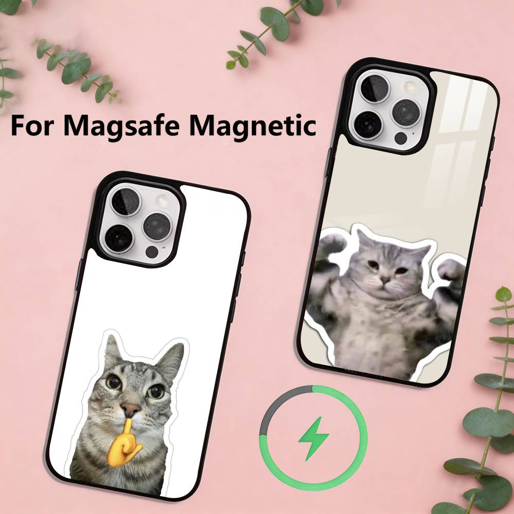 UnhingedStickers Phone Case For iPhone17,16,15,14,13,12,11 Plus,Pro Magnetic For Magsafe Wireless Charging