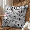 Beautiful Cat Cute Meme Boykisser Pillow Case Sofa Living Room Bedroom Headboard Backrest Cushion Square Cushion Nap Time