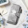 Punk Skull Printed Long Wallet Casual Card Holder Fashion Multi Slot Daily Purse