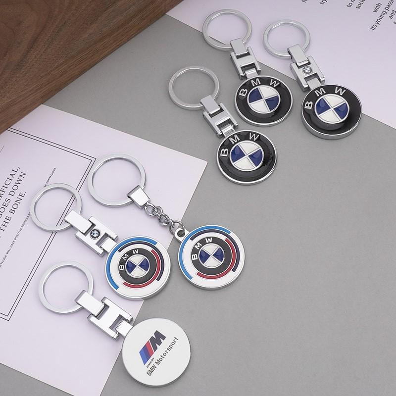 For Bmw M M3 M5 Performance E36 E39 E46 E53 E90 E60 E61 E93 X3 X1 3D Metal Car Styling Emblem Keyring Car Key Chain Accessories rldf93