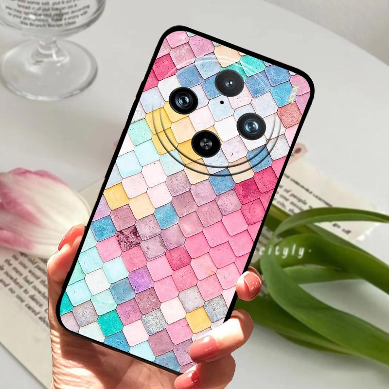 Do etui Vivo X200 5G V2415A Ochrona obiektywu Silikonowe TPU Modne Pokrowce na Telefon Do VIVO X 200 Pro Capa X200Pro mini Osłony Zderzakowe