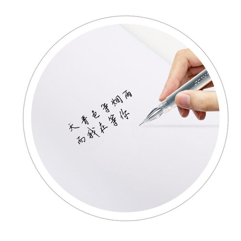 6 sztuk/12 sztuk 0.38mm atramentowy długopis żelowy o dużej pojemności czerwony długopis czarny długopis egzamin podpisywanie pisanie szkolne materiały biurowe artykuły papiernicze