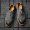 Men's Brogues Shoes Casual Suede Leather Oxford Shoes For Men Flats Shoes